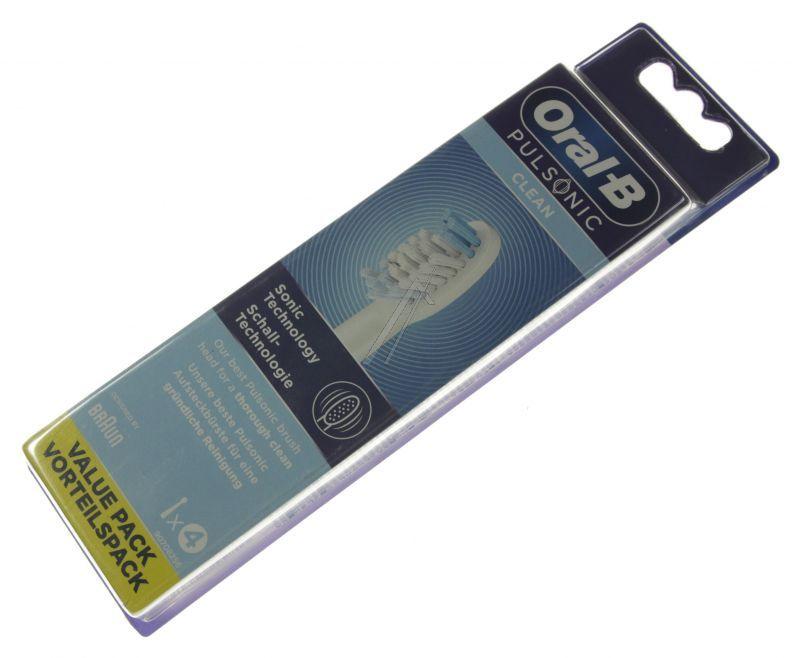 Braun 80334325 Zahnbürste - Oral-b pulsonic clean aufsteckbürsten 4er pack