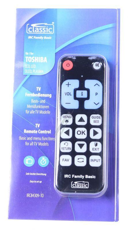 Classic IRC84309TO - Irc family basic zapper fernbedienung für passend für toshiba tv´s