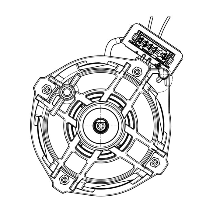 AEG Electrolux 8088868040 Motor - Motor,induction,230v,50hz,153w