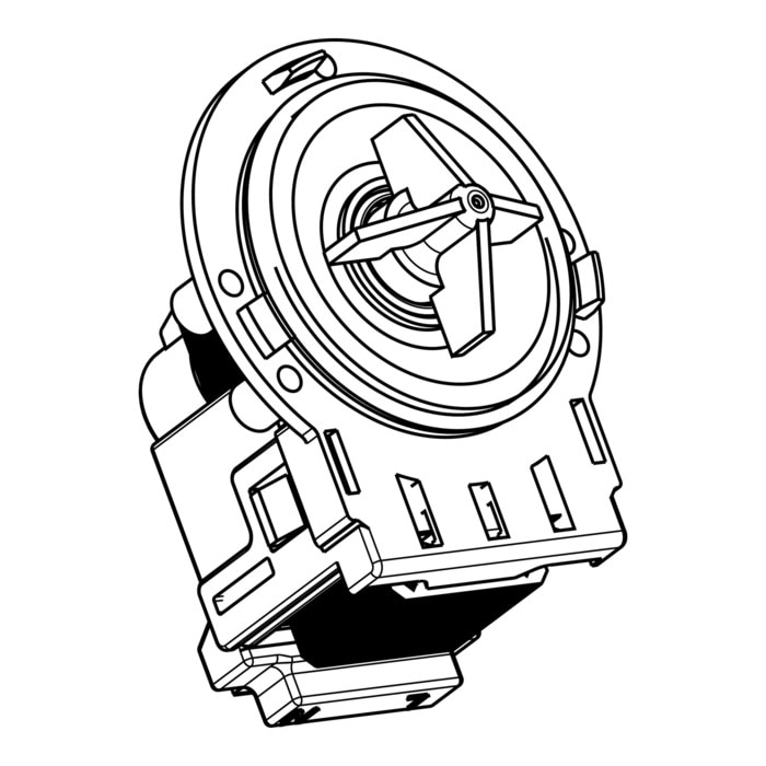 AEG Electrolux 140001900012 Laugenpumpe - Bpx2-190l drain pump,with,thermal cut-ou