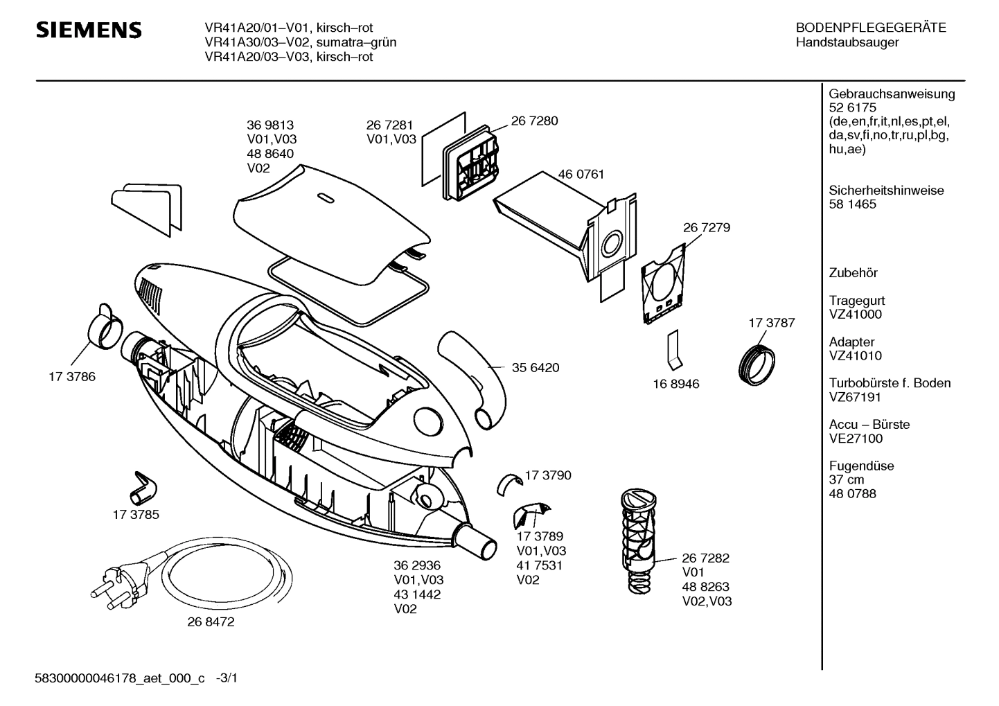 VR41A20/03 CONVERTO B