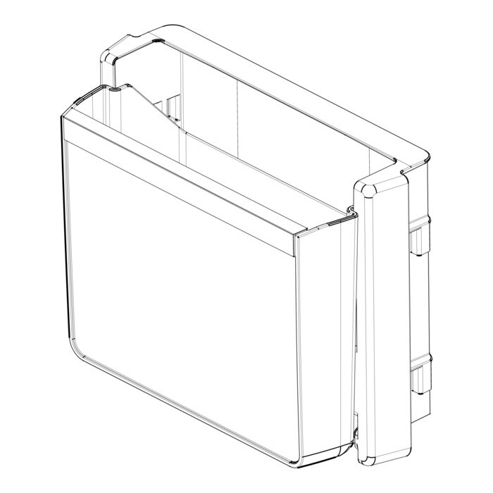 AEG Electrolux 140052666017 Tank - Trémie,assemblage,ouverture,sp