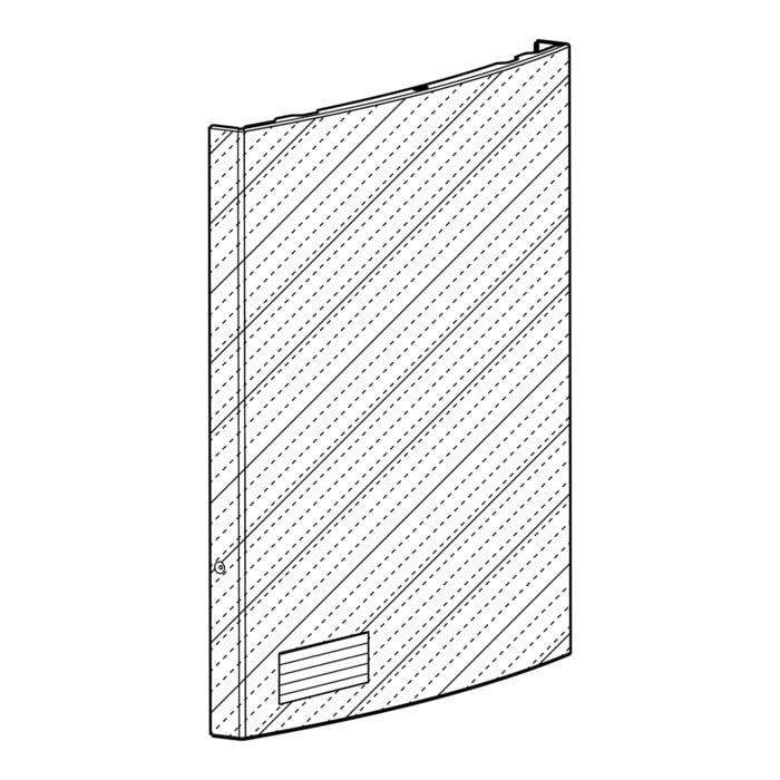 AEG Electrolux 1171870106 Türverkleidung außen - Tür,weiss,diva 2