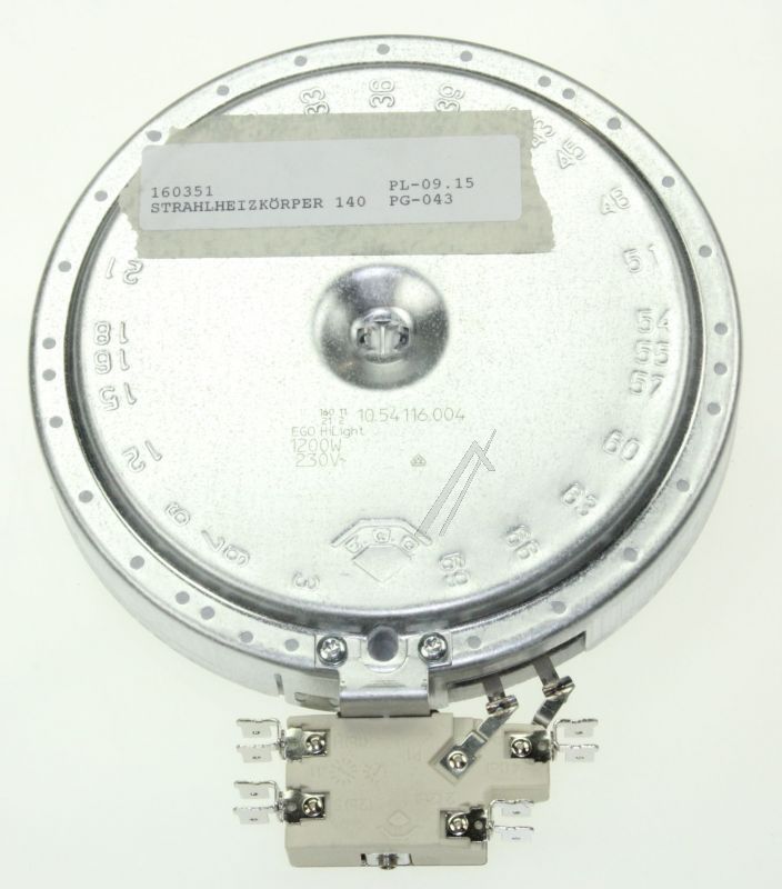 Küppersbusch 160351 Strahlenheizkörper - 10.54116.004 strahlheizkörper 145mm, 230v