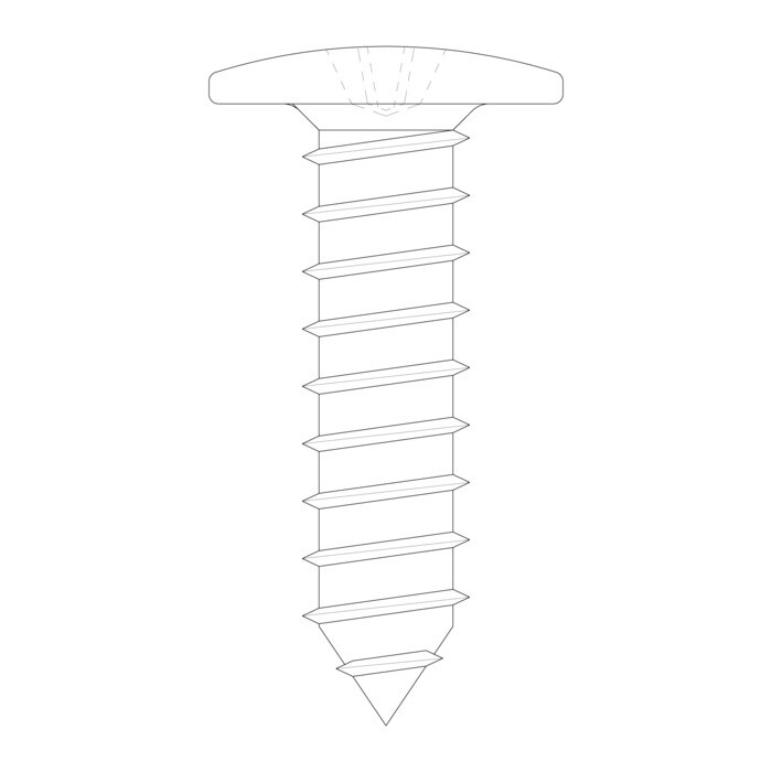 AEG Electrolux 2290013032 Schrauben - Schraube,3.5 x 16