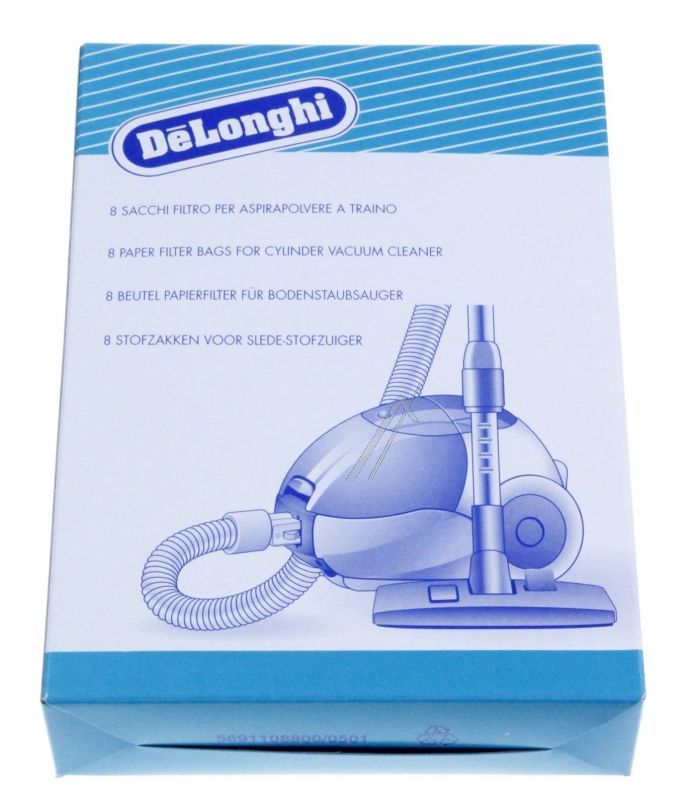 Delonghi 5591106000 Staubsaugerbeutel - Conf darel by dl sacchi carta qz11