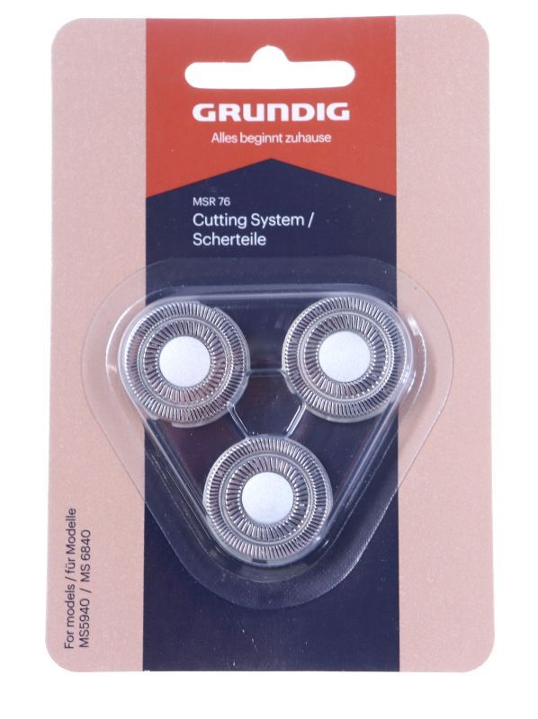 Scherkopf Rasierklingen 9178008714 Grundig für Rasierer Ersatzteil