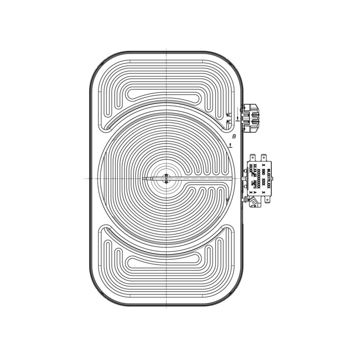 AEG Electrolux 3890725215 Kontaktheizkörper - Straalverwarmer,d165x290/2600w