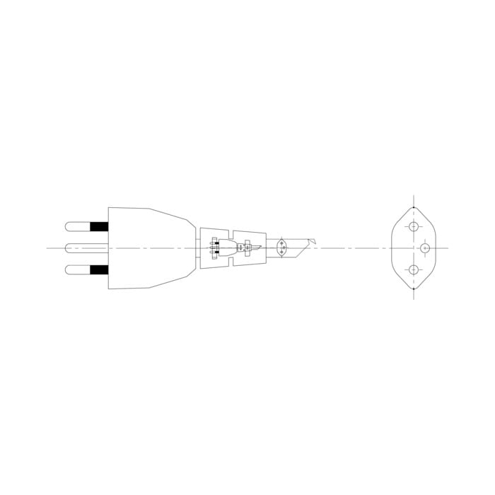 AEG Electrolux 140207844014 Staubsaugernetzkabel - Cordon d alimentation,métal,24