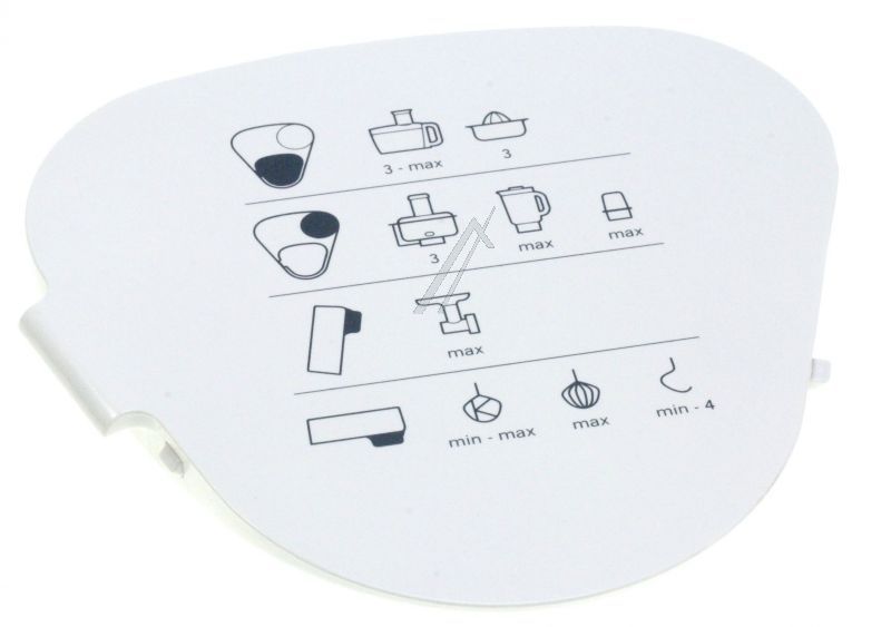 Delonghi KW714171 Klappe Deckel - Outlet cover-med spd wh km282