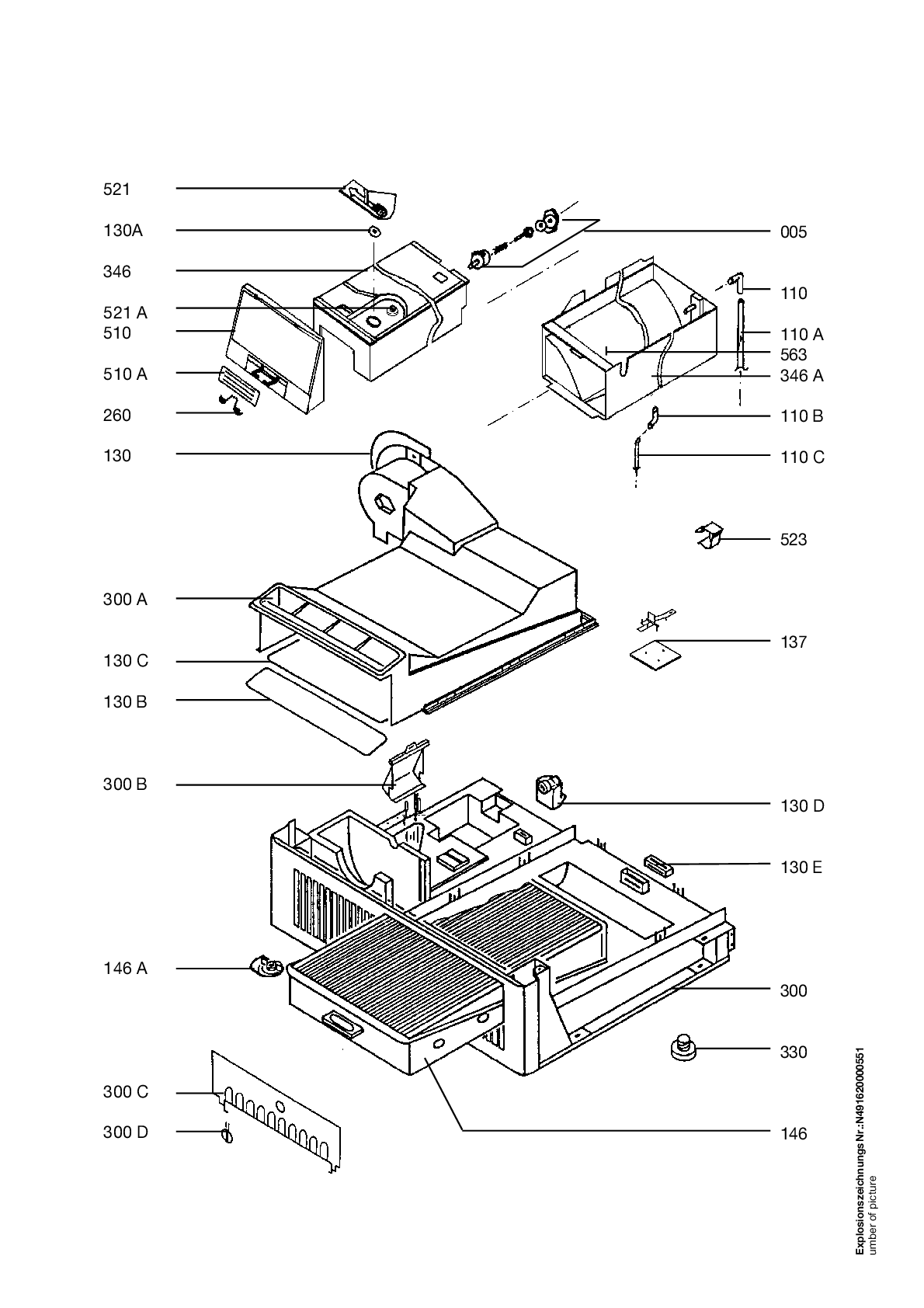 Explosionszeichnung AEG 91601416900 Lavatherm 57320