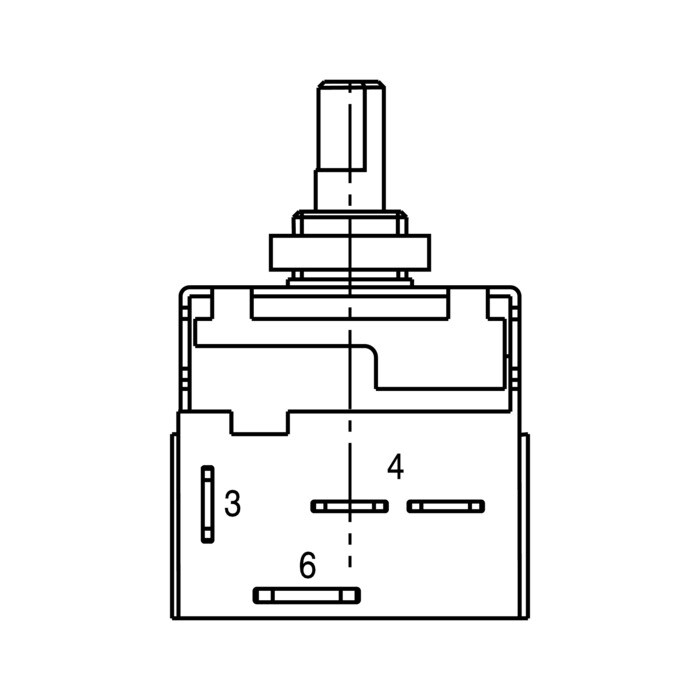 AEG Electrolux 2063979591 - 077b3354 thermostat,077b 3354