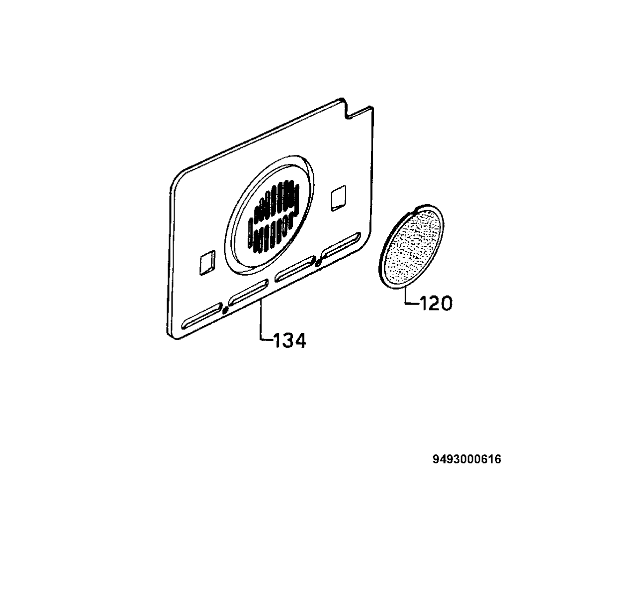 Explosionszeichnung Zanussi 94971063003 BMS641Y