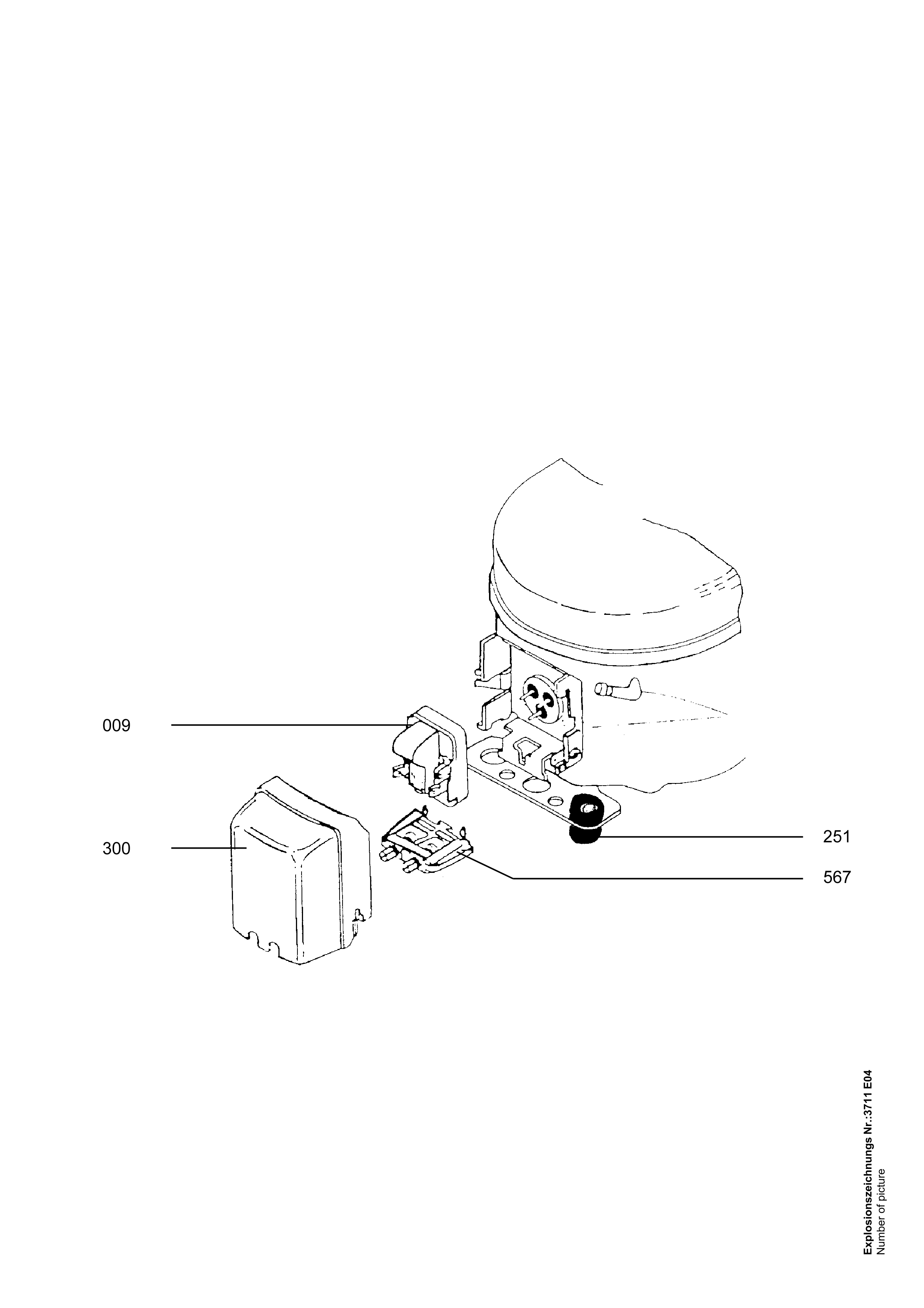 Explosionszeichnung AEG 92834204500 ARC0642-5 I