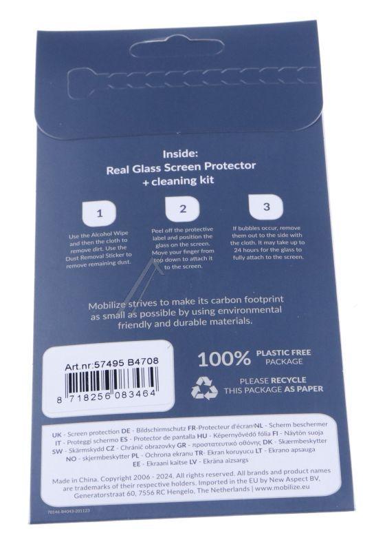 Mobilize 57495 Display-Schutzfolie - Passend für mobilize glass screen protector - black frame - samsung galaxy s24 ultra 5g