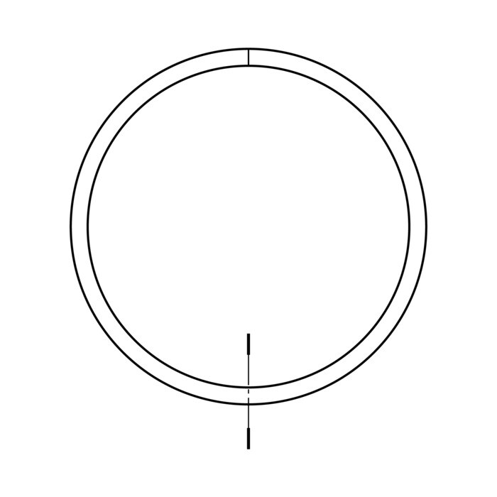 AEG Electrolux 1181955046 Dichtung - Abschottdichtung