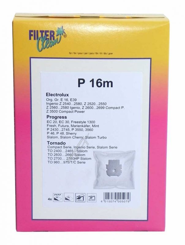 Filter Clean FL0020K Staubsaugerbeutel - P16/19m p16m micromax beutel 4+1+1