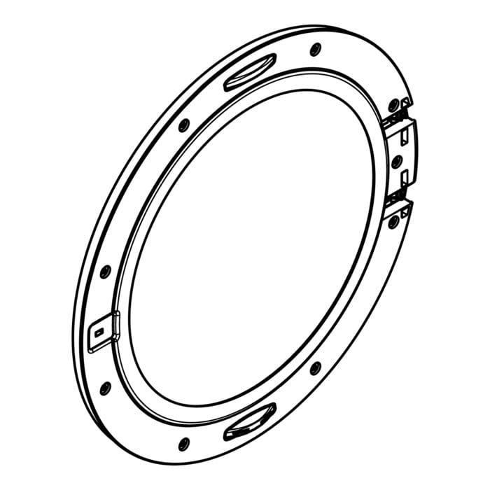 AEG Electrolux 140039561182 Türrahmen - Türrahmen,hinten,grau,ø486mm