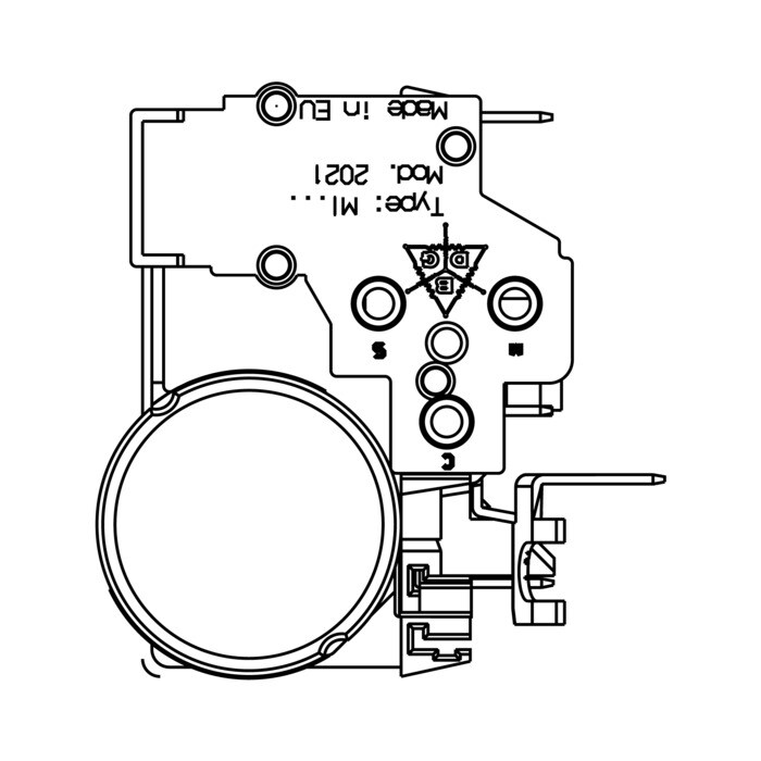 AEG Electrolux 2425640295 Startrelais - Anlaufvorrichtung,mit,motorschutz