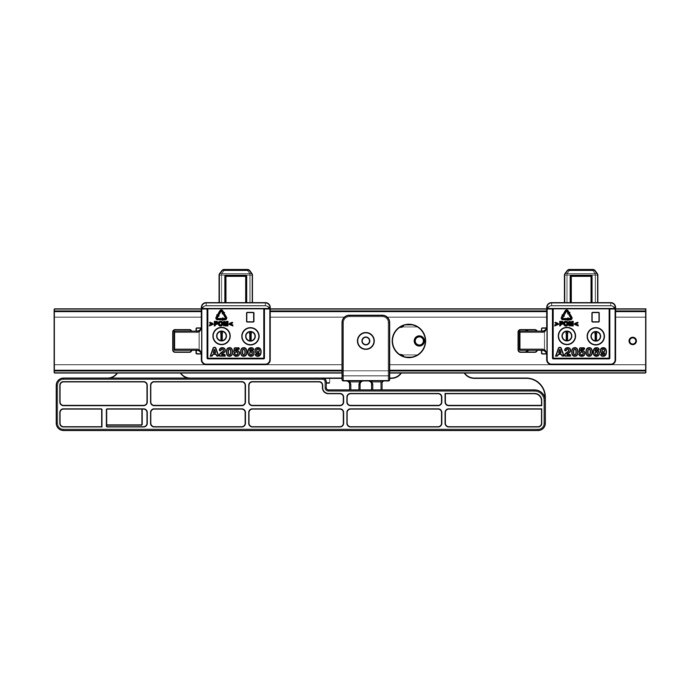 AEG Electrolux 140200009102 Schiene - Führungsschiene,satz,links,l=3