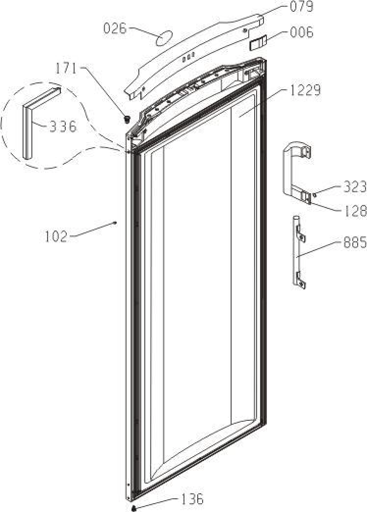 Explosionszeichnung Gorenje 412390 F6152AR