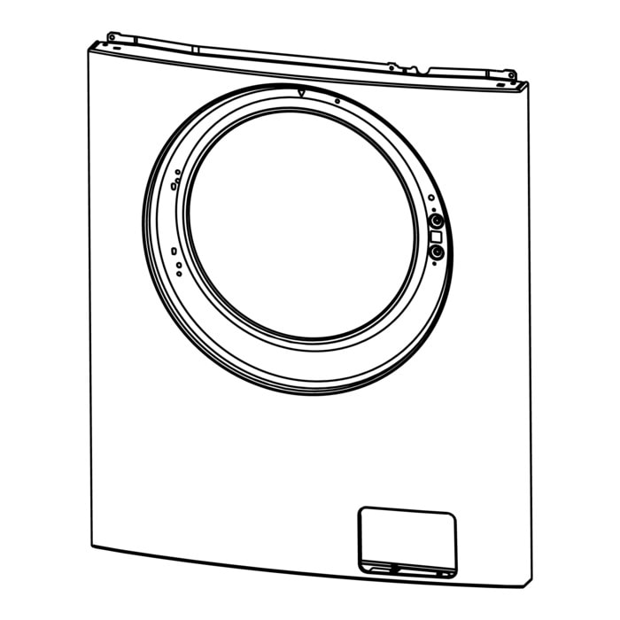 AEG Electrolux 1327205207 Gehäuse Vorderteil - Frontblende,gehäuse,satz