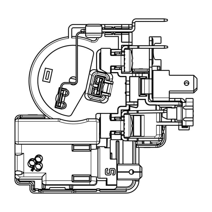 AEG Electrolux 2425700065 Startrelais - Zxf4 lüsterklemme,ptc,motorschutz