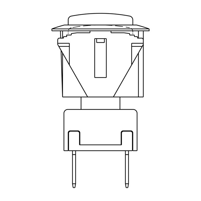 AEG Electrolux 3570381073 Taster - Interrupteur,unipolaire