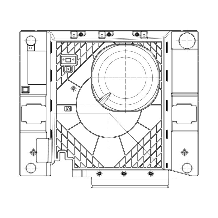 AEG Electrolux 1326014428 Unterteil Gehäuse - Fond,aqua-control,oko+inverter