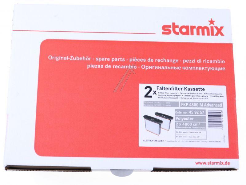 Starmix 459257 Staubsaugerfilter - Fkp 4800 m advanced faltenfilter-kassette set=2 stck.