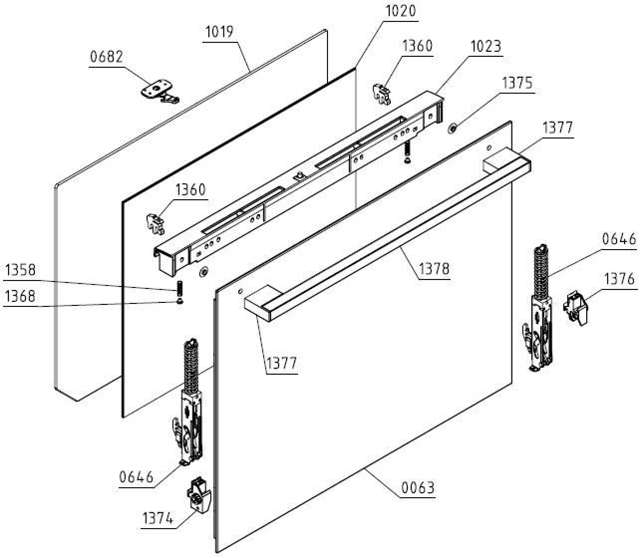 Explosionszeichnung Gorenje 489631 BC635E10X