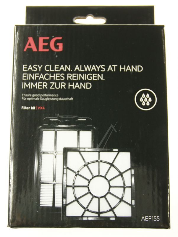 AEG Electrolux 9001688424 Staubsaugerfilter - Aef155 easygo (junji) filter-set für vx4