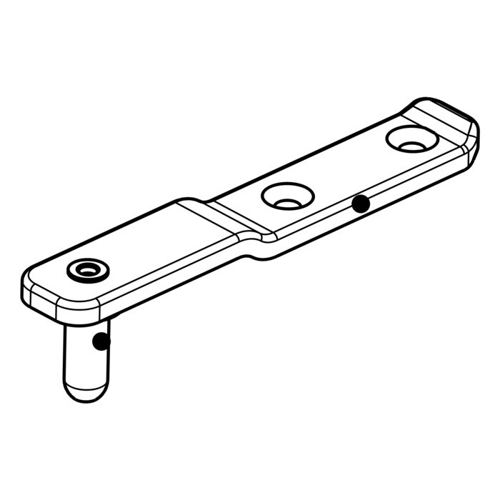 AEG Electrolux 2650013119 - Charnière,supérieur,complet