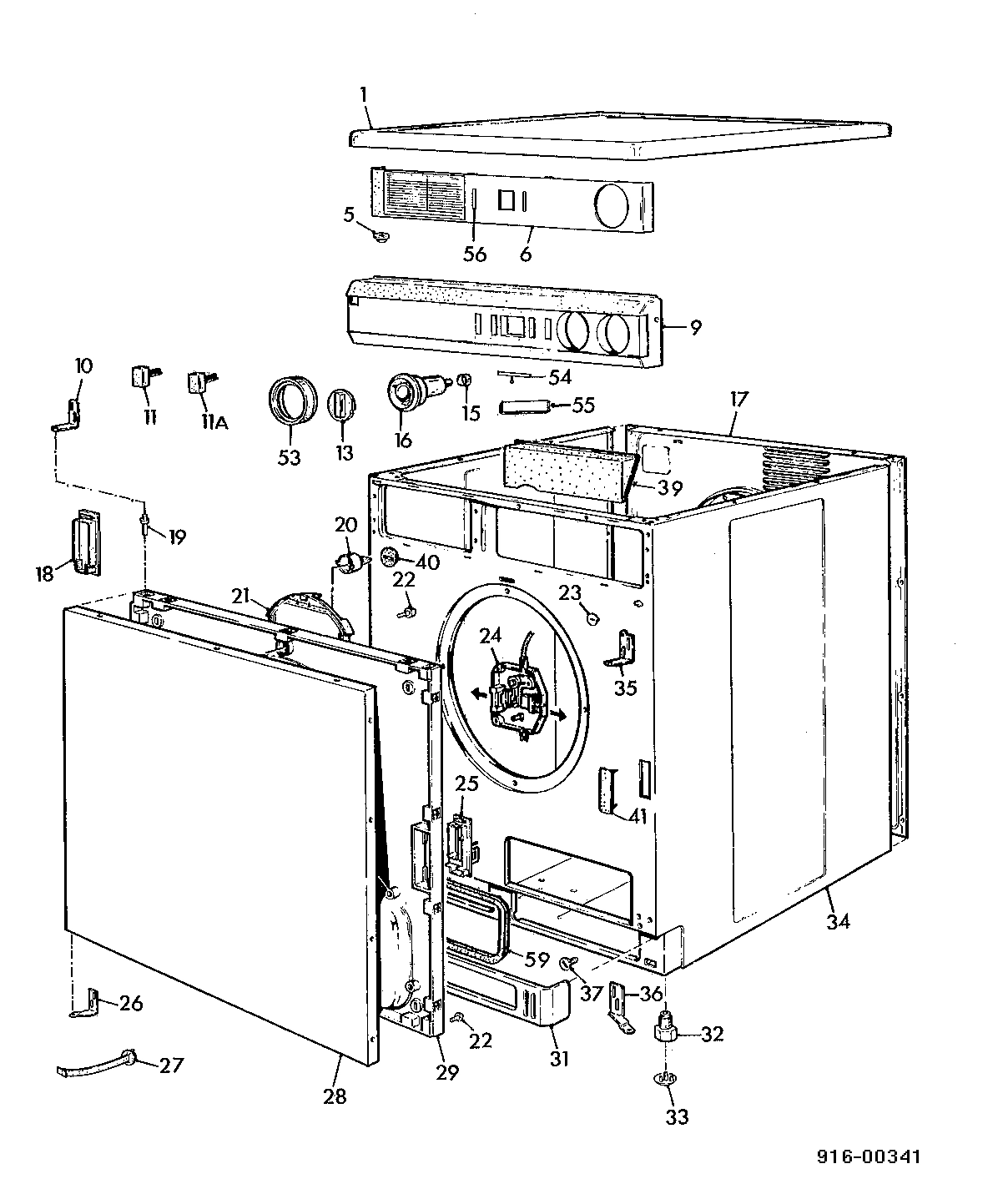 Explosionszeichnung Zanussi 91622245100 Z300CD