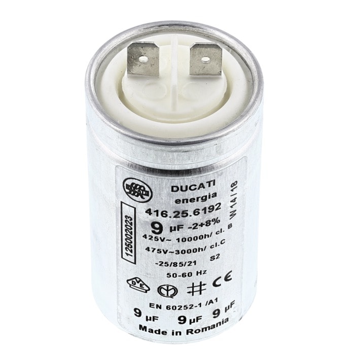 AEG Electrolux 1250020227 Kondensator - 9,0uf-475v kondensator,9mf duca