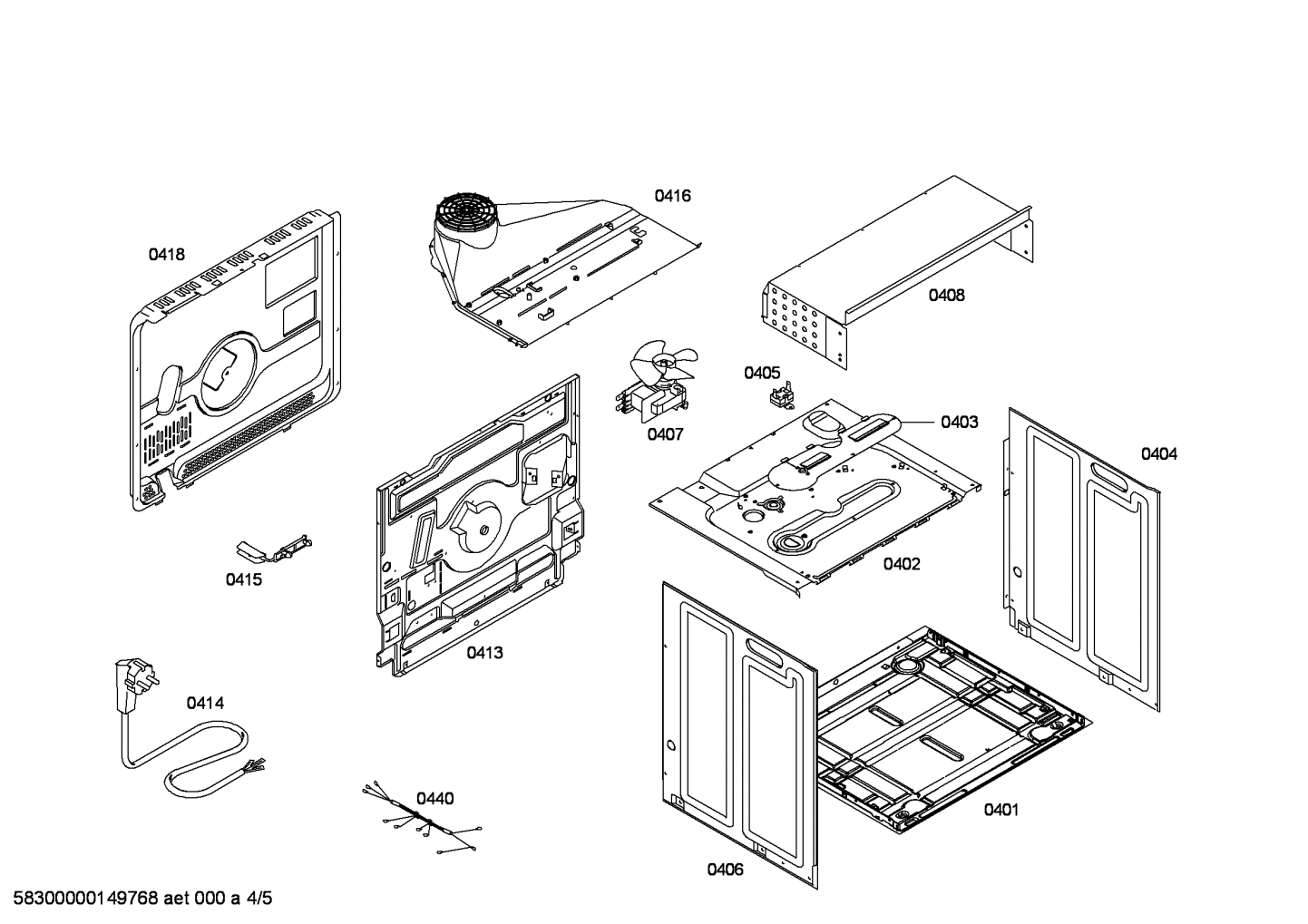 HB22AB520R/01 Horno.SE.2d.S2a.E0_TIF.f_glass.inox