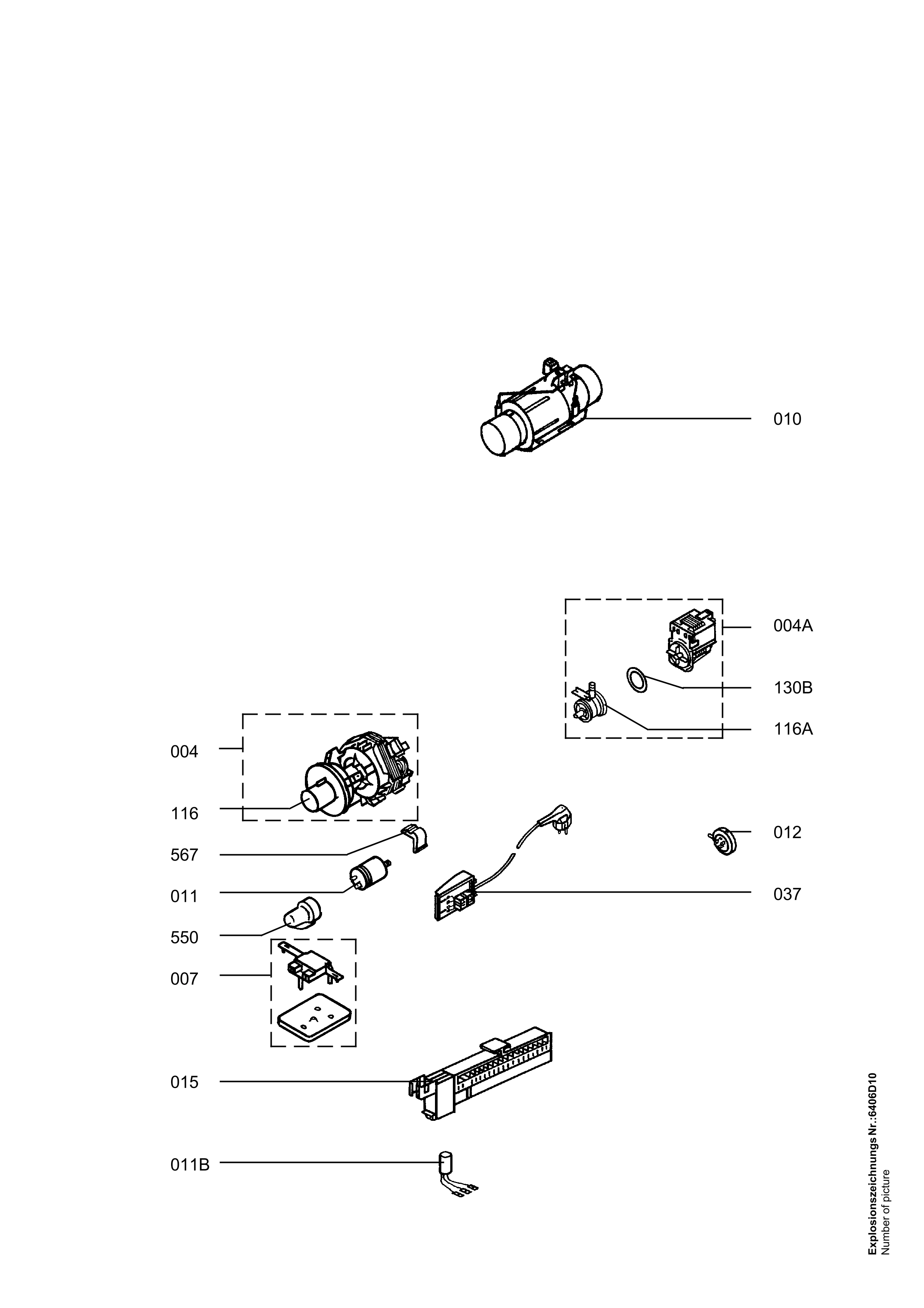 Explosionszeichnung AEG 91123442301 FAV4239I-D