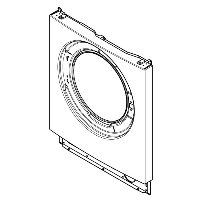 AEG Electrolux 1327632673 Blende - Frontblende,gehäuse,grau/blau,