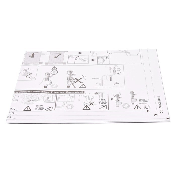 AEG Electrolux 140002854945 Schablone - Schablone,aussenblech,voll int