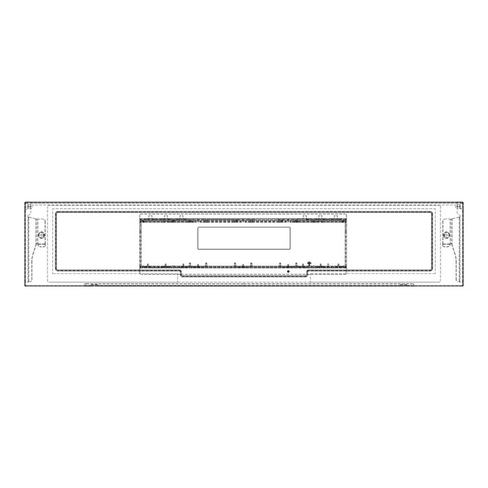 AEG Electrolux 3578817078 Bedienteilblende - Bedienblende,inox,60cm, passend für omega