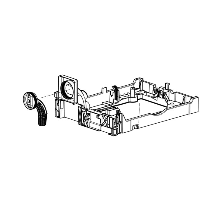 AEG Electrolux 1084137775 Gehäuseteil - équerre,complet,c4,evo