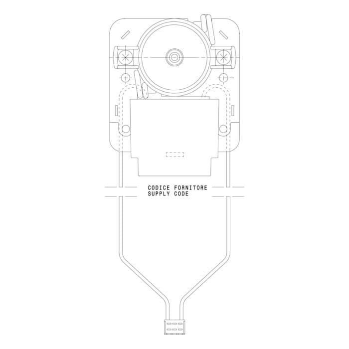 AEG Electrolux 2260065384 Lüfter - Ventilator,mes, rpm-2000, 220v