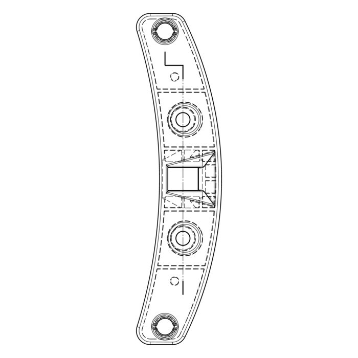 AEG Electrolux 1321468108 Flansch - Flansch,schaft,bullauge