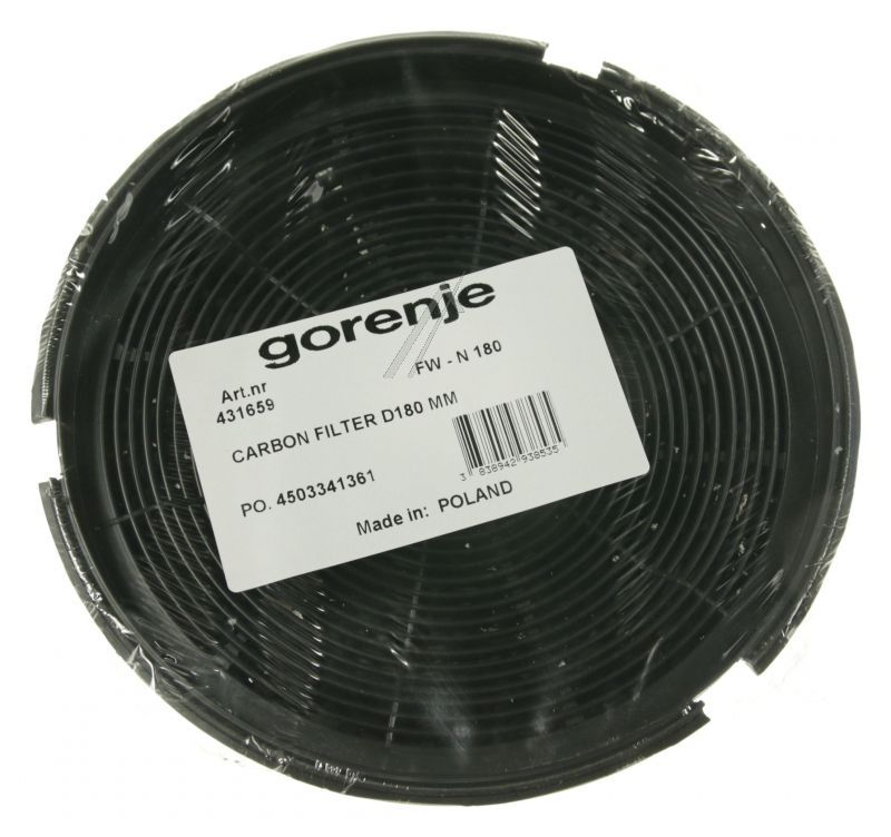 Gorenje 431659 Kohlefilter - Carbon filter d180 mm