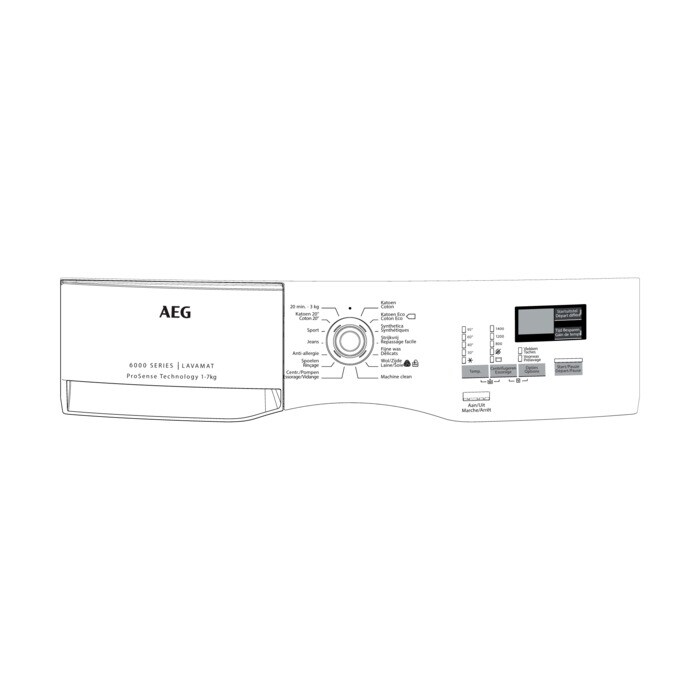 AEG Electrolux 140144234022 Bedienteilblende - Bedienblende,handgriff,aeg,nl,