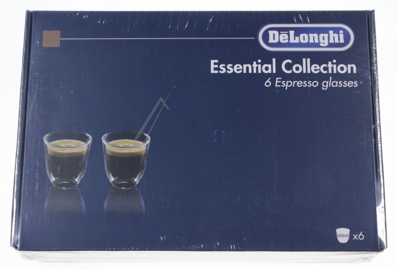 Delonghi 5513296651 Tasse - Dlsc300 6 espresso thermogläser essential collection