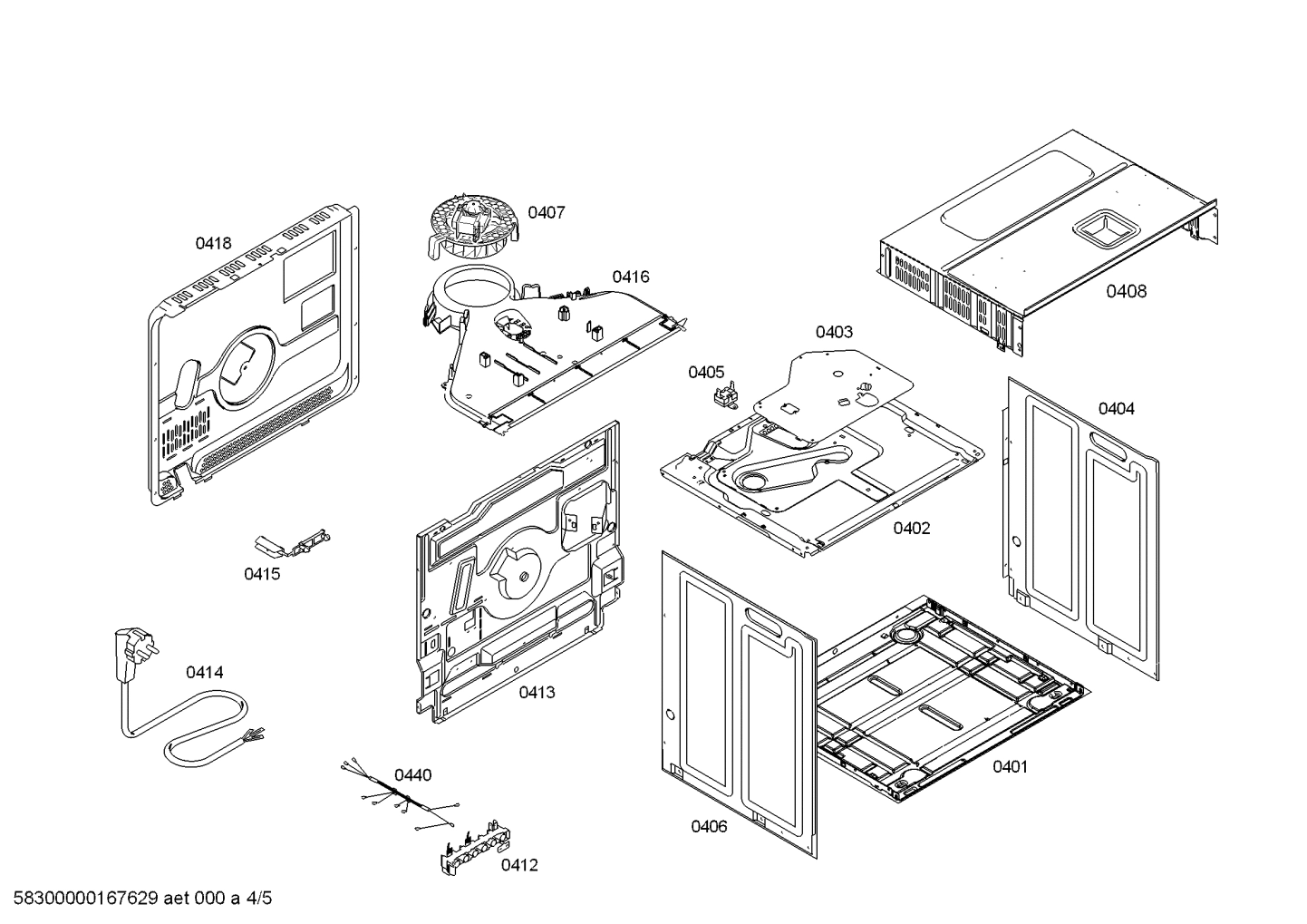 HB22AB520R/45 Horno.SE.2d.S2a.E0_TIF.f_glass.inox