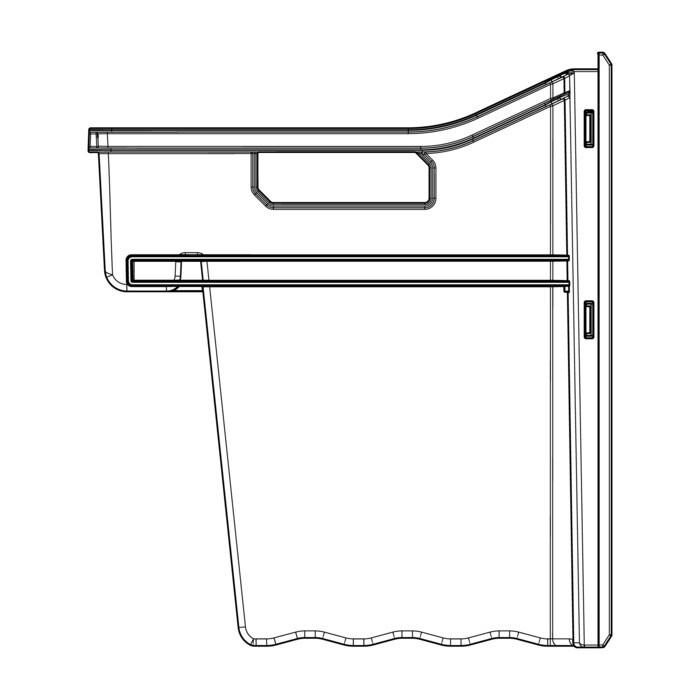 AEG Electrolux 140031307022 - Büchse,gefriergerät,boden,296,