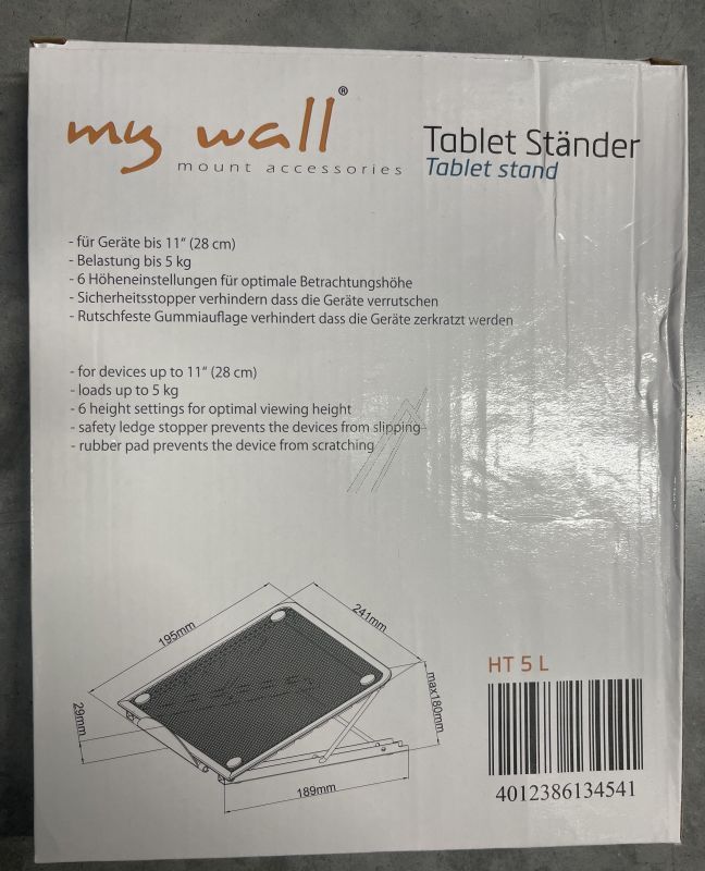 Mywall HT5 - Passend für mywall tablet ständer bis 11“ (28 cm)