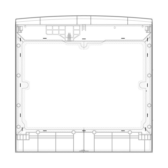 AEG Electrolux 1257914000 Abdeckplatte - Arbeitsplatte,env06 passend für aeg vent